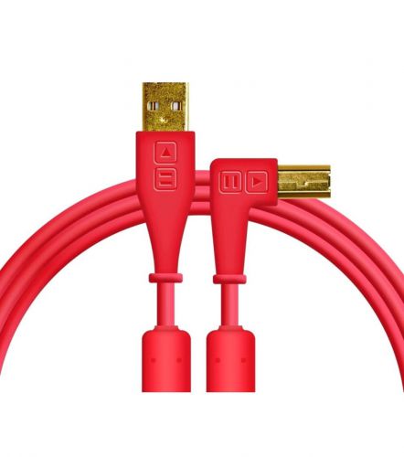 DJ TECHTOOLS - Chroma Cable USB 1.5 m- łamany- czerwony
