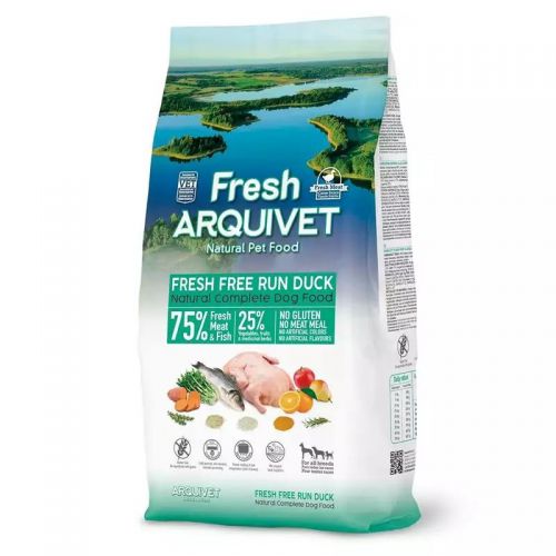 ARQUIVET FRESH - półwilgotna karma dla psa - kaczka z rybą oceaniczną - 10kg