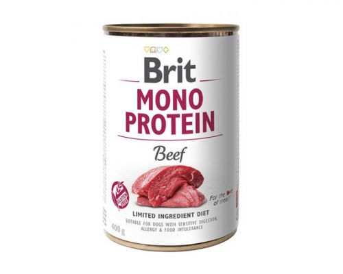 Brit Mono Protein Beef karma mokra dla psa 400g