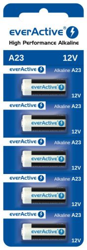 EVERACTIVE BATERIE ALKALICZNE A23 12V, BLISTER 5 SZT. 23A5BL