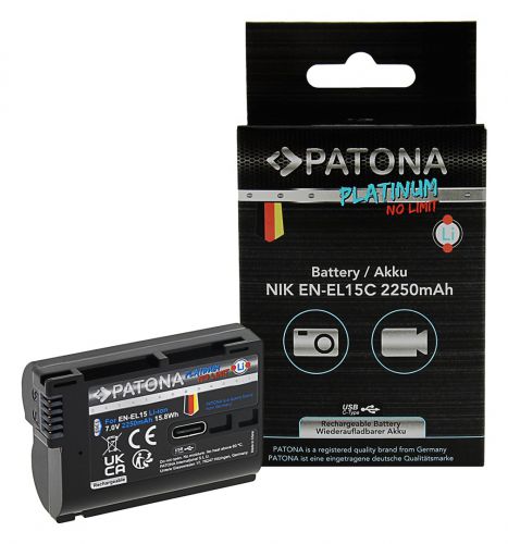Akumulator Patona Platinum EN-EL15 z USB-C do Nikona