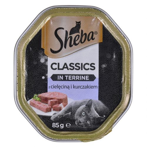 SHEBA Classic pasztet mix smaków kot 20x85g