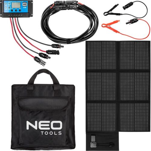 Przenośny panel słoneczny 120W/18V NEO Tools 90-141