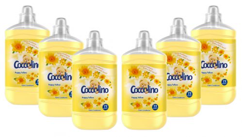 COCCOLINO Happy Yellow Płyn do płukania 6x1800ml