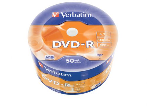 Płyta DVD Verbatim 43788 (4,7GB; 16x; 50szt.; Spindle)