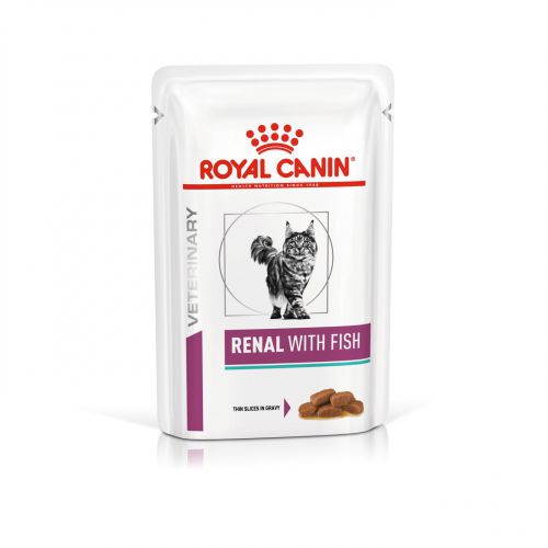 Royal Canin Vet Renal Feline With Fish 12X85g