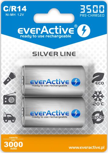 Zestaw akumulatorków everActive EVHRL14-3500 (3500mAh ; Ni-MH)