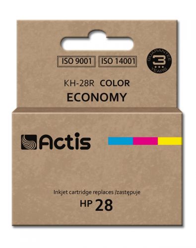 Tusz ACTIS KH-28R (zamiennik HP 28 C8728A; Standard; 21 ml; kolor)