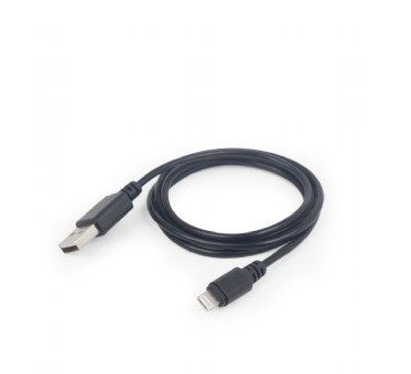 Kabel GEMBIRD CC-USB2-AMLM-2M (USB 2.0 M - Lightning M; 2m; kolor czarny)