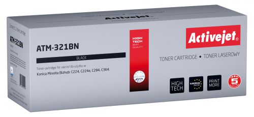 Toner Activejet ATM-321BN (zamiennik Konica Minolta TN321K; Supreme; 27000 stron; czarny)