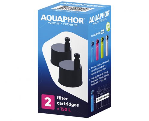 Zestaw 2 wkładów filtrujących do butelki Aquaphor City