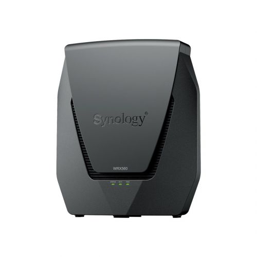 Synology Router WRX560, Wi-Fi 6, IEEE 802.11a/b/g/n/ac/ax, 1x 2.5GbE, 3x 1GbE, 1xUSB 3.2, Dual WAN,