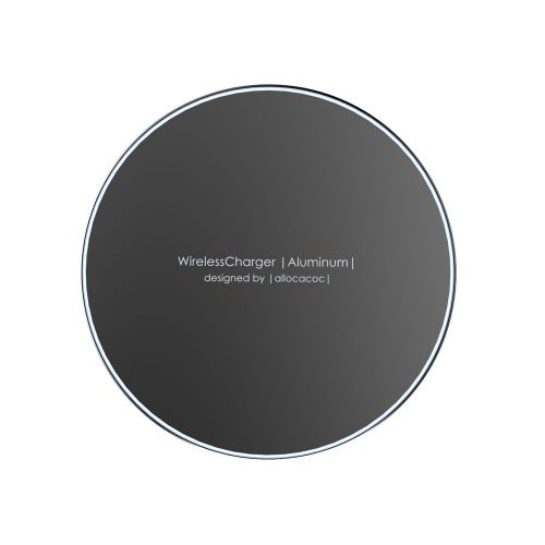 Ładowarka indukcyjna allocacoc WirelessCharger Aluminium 11023BK/WLCGAL (kolor czarny)