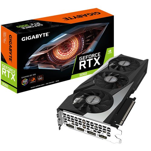 Karta graf. Gigabyte RTX3060 Gaming OC 12GB GDDR6 (WYPRZEDAŻ)