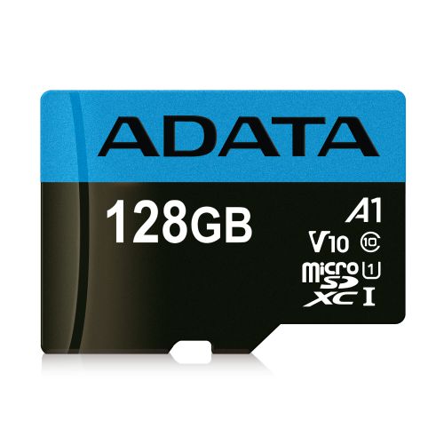 Karta pamięci z adapterem ADATA Premier AUSDX128GUICL10A1-RA1 (128GB; Class 10; + adapter)