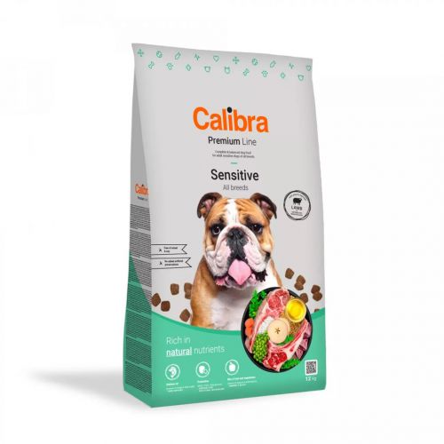 CALIBRA PREMIUM Dog Sensitive  jagnięcina - karma dla psa - 12 kg