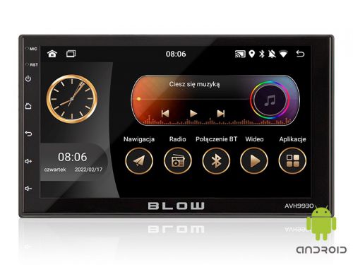 BLOW RADIO AVH-9930 2DIN 7\ GPS ANDROID