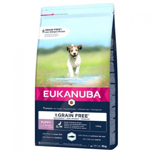 EUKANUBA grain free adult small medium breed 3KG