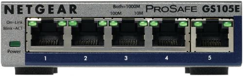 Switch Netgear GS105E-200PES 5p Unmanaged Gigabit
