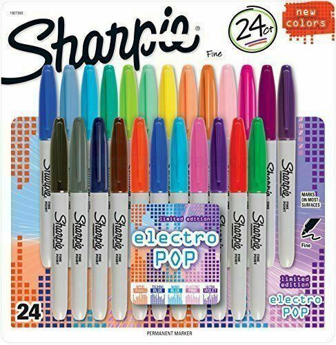 Sharpie-zestaw markerów Fine Electro 24 szt