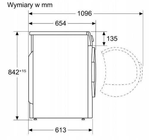 Suszarka do bielizny BOSCH WQG245APPL