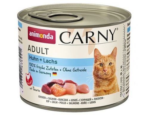 ANIMONDA Cat Carny Adult smak: kurczak, łosoś 200g