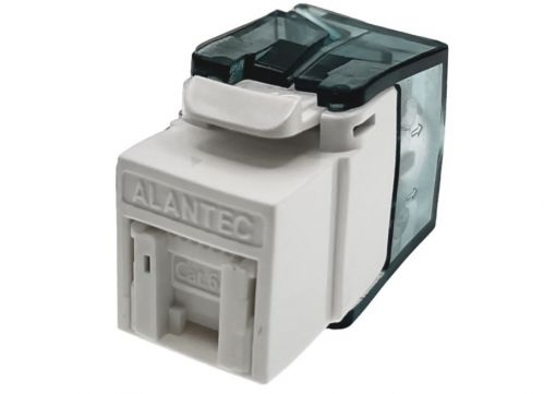 Alantec-Moduł keystone RJ45 beznarzędziowy UTP kat.6 - badanie jakości INTERTEK (USA) - PODWYŻSZONE