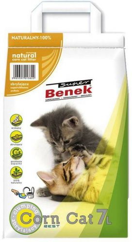 CERTECH Super Benek Corn Cat - żwirek kukurydziany zbrylający 7l