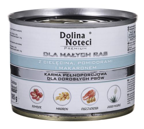 Karma DOLINA NOTECI Premium Cielęcina Pomidory Makaron (0,18 kg )