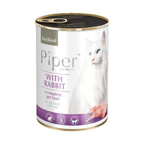 DOLINA NOTECI Piper z królikiem - mokra karma dla kota - 400g