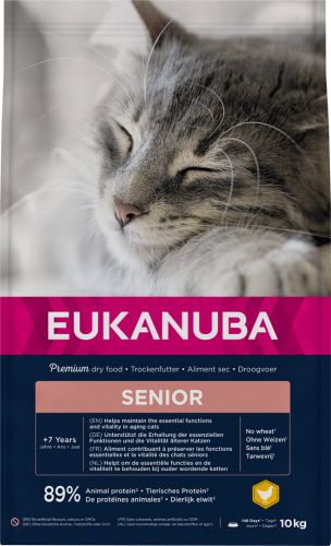 EUKANUBA Senior Top Condition chicken - sucha karma dla kota - 10 kg