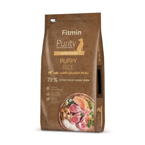 FITMIN Purity dog Rice Puppy Lamb & Salmon 2 kg