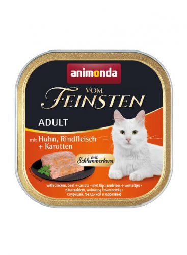 ANIMONDA Vom Feinsten Classic Cat smak: kurczak, wołowina + marchewka 100g