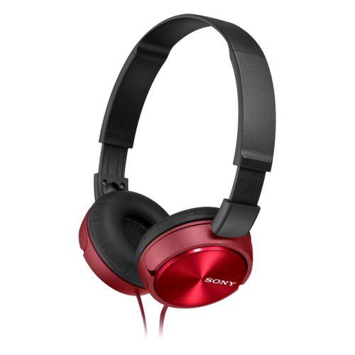 Sony Słuchawki przewodowe nauszne MDRZX310R red