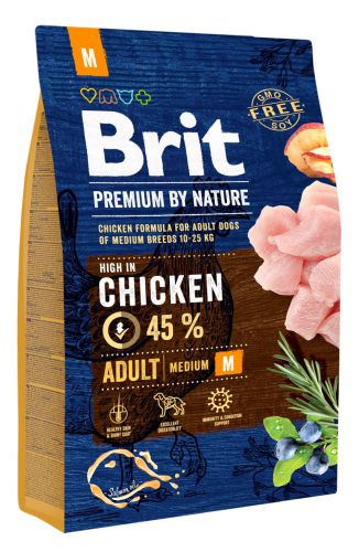 Brit Premium By Nature Adult M 8kg