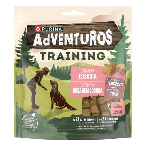 PURINA Adventuros Training łosoś - przysmak dla psa -115g