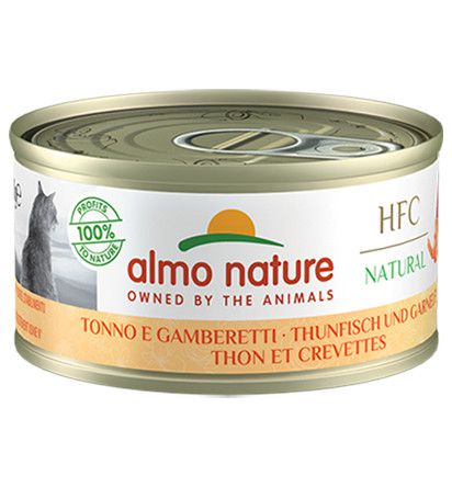 Almo Nature HFC tuńczyk i krewetki 70g