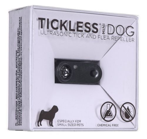 Tickless Pet Mini odstraszacz pcheł i kleszczy dla psów i kotów - czarny