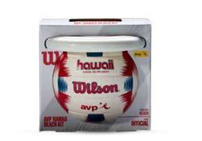 Piłka do siatkówki Wilson AVP Hawaii Beach Official size biało-czerwono-niebieska rozm. 5