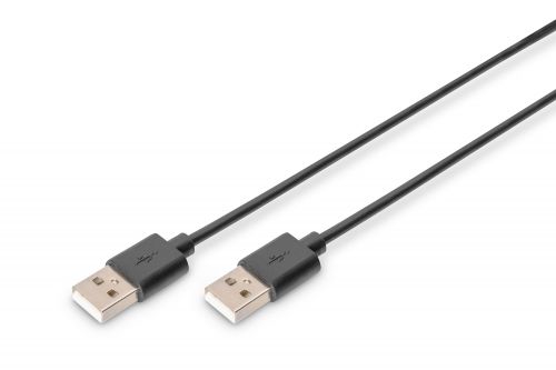 Kabel Assmann AK-300100-030-S (USB M - USB M; 3m; kolor czarny)