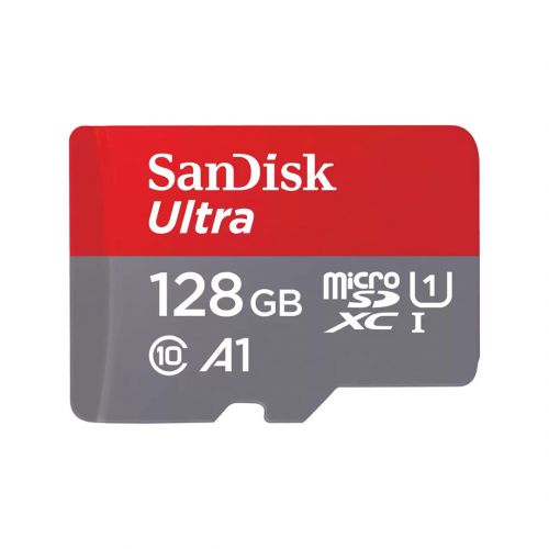 SANDISK ULTRA microSDXC 128GB 140MB/s + SD ADAPTER