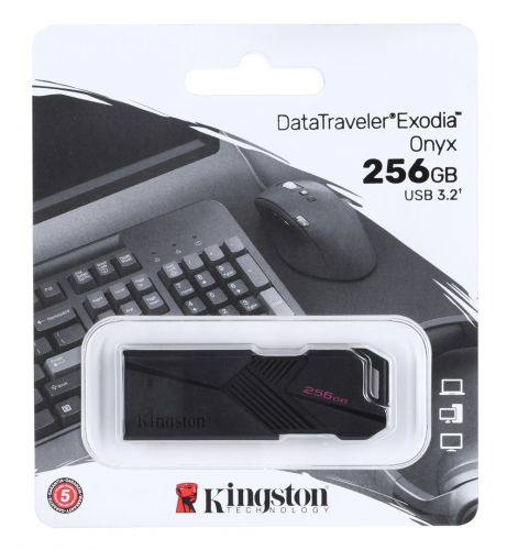 KINGSTON FLASH 256GB USB3.2 DataTraveler Exodia Onyx