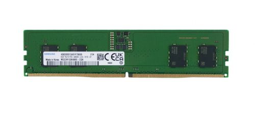 Samsung UDIMM non-ECC 8GB DDR5 1Rx16 4800MHz PC5-38400 M323R1GB4BB0-CQK