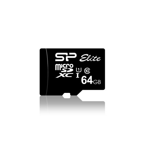 Karta pamięci Silicon Power Elite SP064GBSTXBU1V10SP (64GB; Class U1; Karta pamięci)