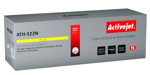 Toner Activejet ATH-322N (zamiennik HP 128A CE322A; Supreme; 1300 stron; żółty)