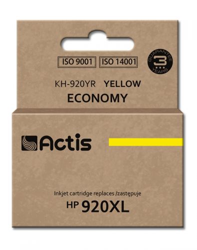 Tusz ACTIS KH-920YR (zamiennik HP 920XL CD974AE; Standard; 12 ml; żółty)
