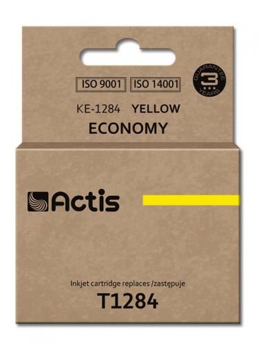 Tusz ACTIS KE-1284 (zamiennik Epson T1284; Standard; 13 ml; żółty)