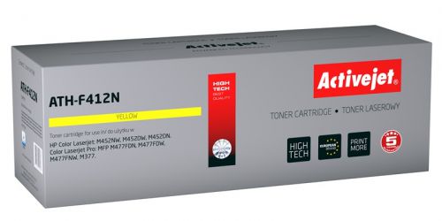 Toner Activejet ATH-F412N (zamiennik HP 410A CF412A; Supreme; 2300 stron; żółty)