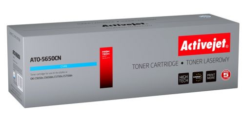 Toner Activejet ATO-5650CN (zamiennik OKI 43872307; Supreme; 6000 stron; niebieski)