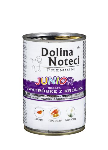 Karma DOLINA NOTECI Premium Junior Wątróbka z Królika (0,40 kg )